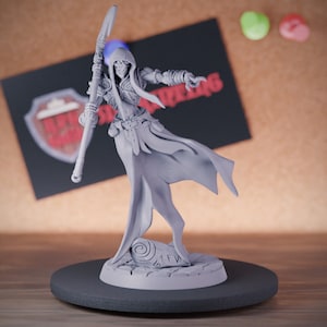 Espectro fantasma Wraith Miniatura de Dungeons and Dragons Mini RPG Miniatura de mesa DnD Pintura Pathfinder 5e DnD / AG