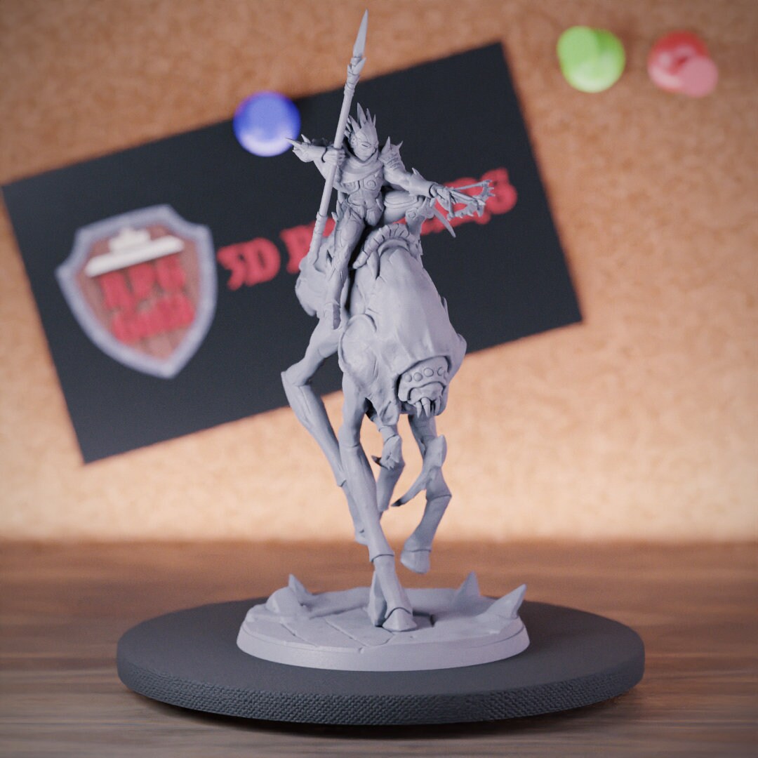 Underdark Drow Rider Miniature Marauder Mini Dungeons and Dragons Mini ...