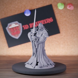 Wraith Guard Miniature Shadow Monster Mini Dungeons and Dragons Mini RPG Tabletop Miniature DnD Painting Pathfinder 5e DnD | LoP
