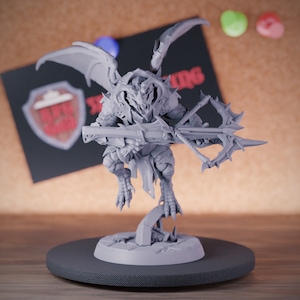Dragonborn Ranger Miniature Dragon Dungeons and Dragons Mini RPG Tabletop Miniature DnD Painting Pathfinder 5e DnD | AG