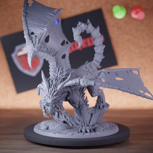 Mountain Manticore Miniature Monster Mini Dungeons and Dragons RPG Miniature DnD Painting Pathfinder 5e DnD | AG