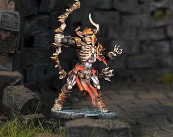 Undead Archer Painted Miniature Dungeons and Dragons DnD RPG Mini Tabletop Pathfinder 5e Pathfinder Painter | Lizielim