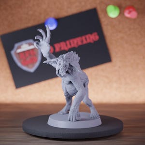 Demon Monster Miniature Dretch Mini Dungeons and Dragons RPG Tabletop Miniature DnD Painting Pathfinder 5e DnD | DD