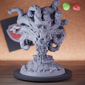 Beholder Miniature Eye Tyrant Monster Dungeons and Dragons Mini RPG Tabletop Miniature DnD Painting Pathfinder 5e DnD | CnP