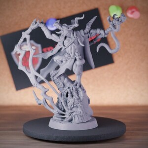 Kobold Zauberer Miniatur Drache Magier DnD Dungeons and Dragons Mini RPG Tabletop Miniatur DnD Malerei Pathfinder 5e DnD | AG