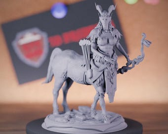 ケンタウロス モンスターハンター ミニチュア | 28 mm-75 mm | レジン 3D プリント D&D パスファインダー ミニ | DMS