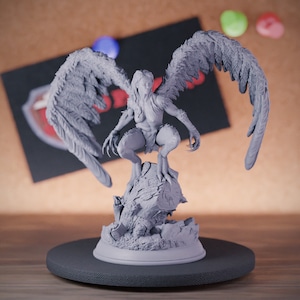 Monster Harpy Miniature Dungeons and Dragons Mini RPG Tabletop Miniature DnD Painting Pathfinder 5e DnD | DmS