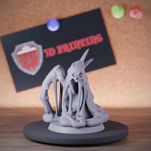 Black Pudding Ooze Miniature Monster Slime Dungeons and Dragons Mini RPG Tabletop Miniature DnD Painting Pathfinder 5e DnD | GM