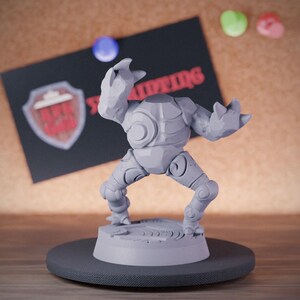Clay Golem Miniature Construct Minion Dungeons and Dragons Mini RPG Tabletop Miniature DnD Painting Pathfinder 5e DnD | CnP