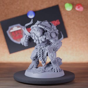 Monge Tortoliano Punho Lutador Miniatura Tortle Dungeons and Dragons Mini RPG Mesa Miniatura DnD Pintura Pathfinder 5e DnD | AG
