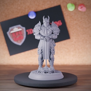 Dragonborn Paladin of the Crown Miniature Cleric Dungeons and Dragons Mini RPG Tabletop Miniature DnD Painting Pathfinder 5e DnD | DmS
