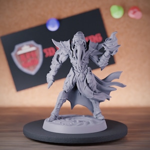 Mind Flayer Miniature DnD Illithid Dungeons and Dragons Mini RPG Tabletop Miniature DnD Malerei Pathfinder 5e DnD | AG