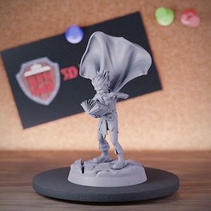 Ung Magiker Äventyrare Miniatyr Trollkarl Dungeons and Dragons Mini RPG Bordsminiatyr DnD-målning Pathfinder 5e DnD | CnP