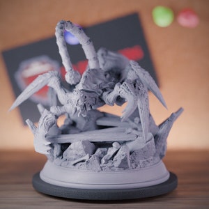 Giant Spider Miniature Dungeons and Dragons Mini RPG Tabletop Miniature DnD Painting Pathfinder 5e DnD | DmS