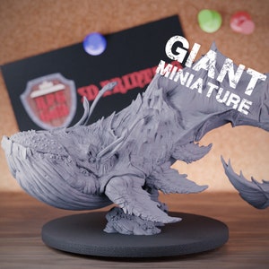 Queen Leviathan Miniature Underwater Boss Monster Dungeons and Dragons Mini RPG Tabletop Miniature DnD Painting Pathfinder 5e DnD | CnP