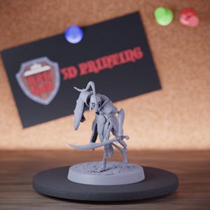 Persian Skeleton Miniature Scimitar Shield Walk Mini Dungeons and Dragons Mini RPG Tabletop Miniature DnD Painting Pathfinder 5e DnD | Lop