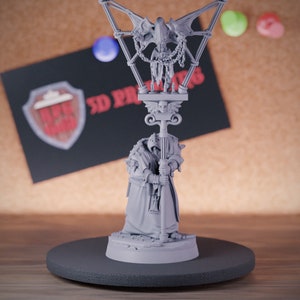 Priest of the Carnage Miniature Cultist Dungeons and Dragons Mini RPG Tabletop Miniature DnD Painting Pathfinder 5e DnD | CnP