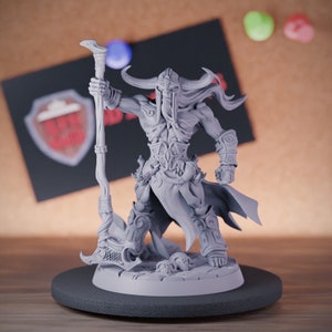 Nieumarły Wojownik Miniatura Lich Potwór Dungeons and Dragons Miniatura RPG Stołowa Miniatura DnD Malowanie Pathfinder 5e DnD | AG