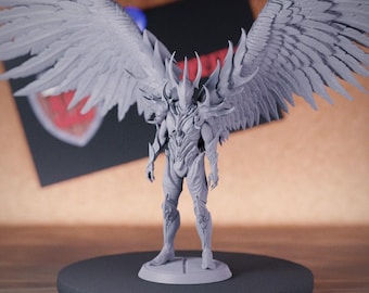 Dark Angel Miniature Undead Monster Mini Dungeons and Dragons Mini RPG Tabletop Miniature DnD Painting Pathfinder 5e DnD | LoP