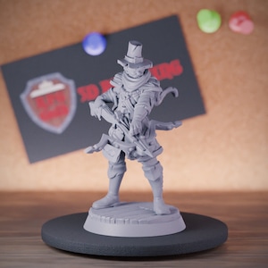 Hunter Miniature Dungeons and Dragons Mini RPG Tabletop Miniature DnD Painting Pathfinder 5e DnD | GM