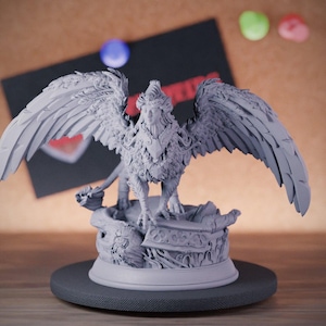 Sphinx Monster Miniature | 28mm-75mm | Resin 3D Printed D&D Pathfinder Mini | DMS