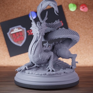 Chinesisches Neujahr Drachen Miniature Dungeons and Dragons Mini RPG Tabletop Miniatur DnD Gemälde Pathfinder 5e DnD | Dms