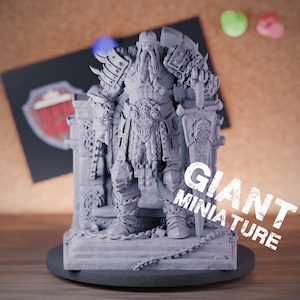 Storm Giant King Miniature Monster Titan Dungeons and Dragons Mini RPG Tabletop Miniature DnD Painting Pathfinder 5e DnD | DmS