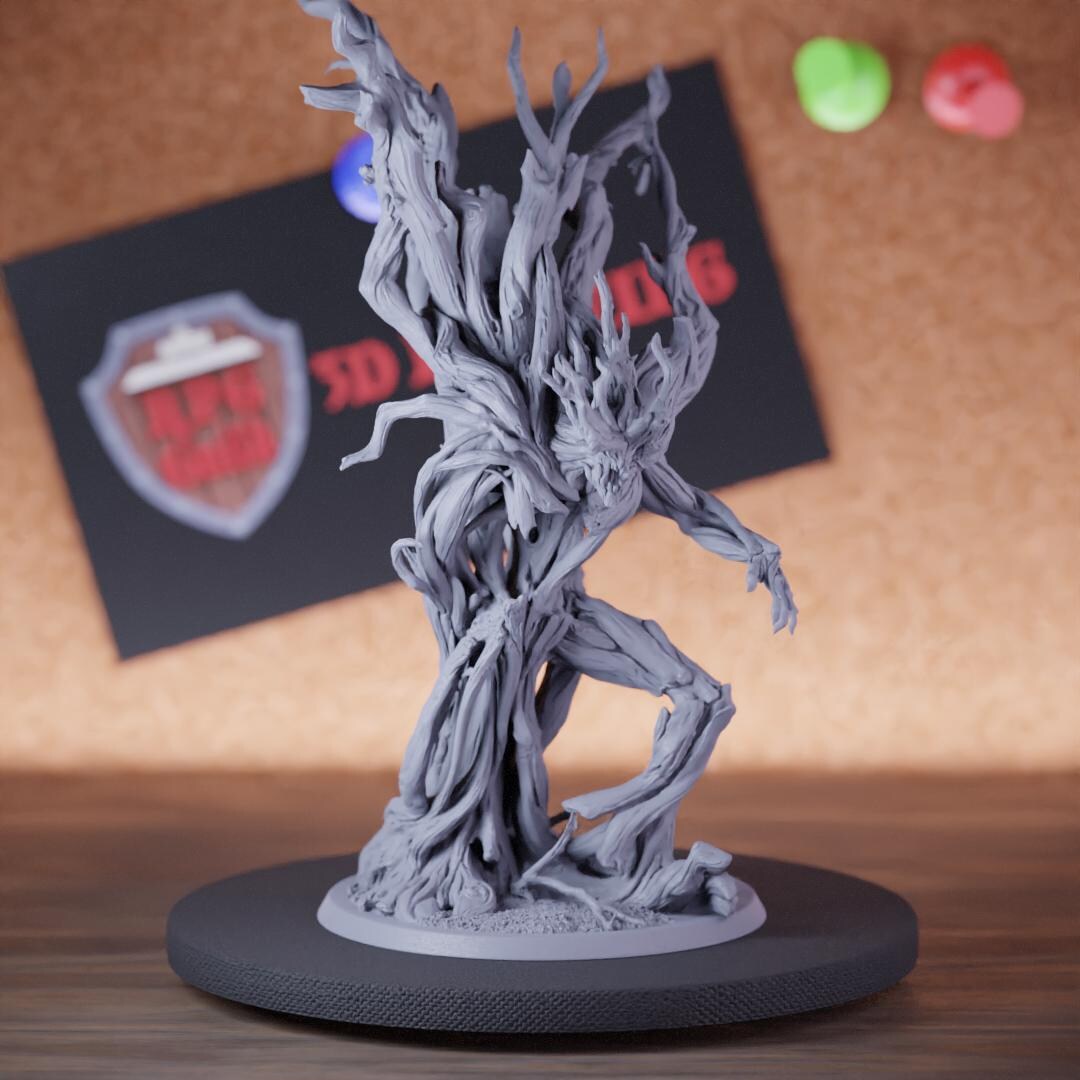 Huge Treant Miniature Tree Monster Mini Dungeons and Dragons Mini RPG ...