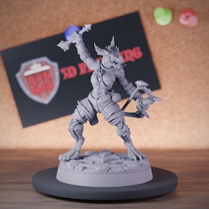 Female Dragonborn Ranger Miniature Hunter Dungeons and Dragons Mini RPG Tabletop Miniature DnD Painting Pathfinder 5e DnD | CnP