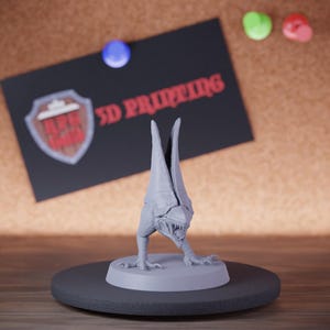 Abyssal Chicken Miniature Reptile Monster Mini Dungeons and Dragons RPG Tabletop Miniature DnD Painting Pathfinder 5e DnD | DD