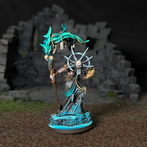 Wraith Reaper Painted Miniature Dungeons and Dragons DnD RPG Mini Tabletop Pathfinder 5e Pathfinder Painter | Lizielim