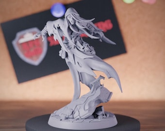 Banshee Ghost Miniature DnD Wraith Dungeons and Dragons Mini RPG Tabletop Miniature DnD Painting Pathfinder 5e DnD | AG