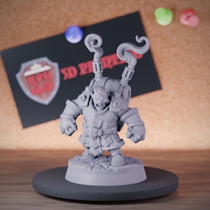 Dwarf Fighter Miniature Monk Dungeons and Dragons Mini RPG Tabletop Miniature DnD Painting Pathfinder 5e DnD | CnP