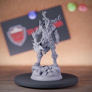 Forest Construct Miniature | 28mm-75mm | Resin 3D Printed D&D Pathfinder Mini | DMS