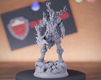 Wald Konstrukt Miniatur | 28mm-75mm | Harz 3D Gedruckt D & D Pathfinder Mini | DMS
