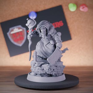 Ratmen Mage Miniature Dungeons and Dragons Mini RPG Tabletop Miniature DnD Painting Pathfinder 5e DnD | DB