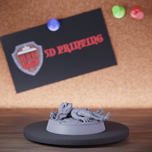 Goblin Sleep Miniature Monster Dungeons and Dragons Mini RPG Tabletop Miniature DnD Painting Pathfinder 5e DnD | CnP