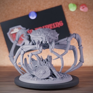 Spider Monster Miniature Giant Beast Mini Dungeons and Dragons Mini RPG Tabletop Miniature DnD Painting Pathfinder 5e DnD | LoP