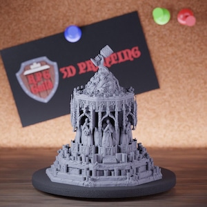 Corrupted Altar from Void Miniature | 28mm-75mm | Resin 3D Printed D&D Pathfinder Mini | DMS