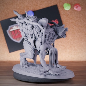 巨大奴隷ミニチュア岩石運搬モンスターダンジョンズ＆ドラゴンズミニRPGテーブルトップミニチュアDnDペイントパスファインダー5e DnD | CnP
