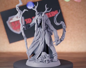 Forest Witch Miniature Witch Monster Dungeons and Dragons Mini RPG Tabletop Miniature DnD Painting Pathfinder 5e DnD | AG