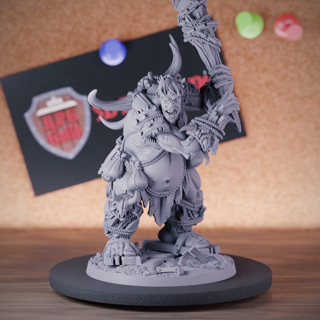 Hill Giant Miniature Boss Monster Dungeons and Dragons Mini RPG ...
