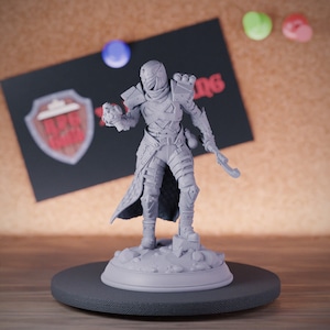 Miniatura di Artificiere Umano, Miniatura di Guerra, Mini Dungeons and Dragons, Mini RPG da Tavolo, Miniatura di DnD, Pittura di Pathfinder 5e DnD / DmS