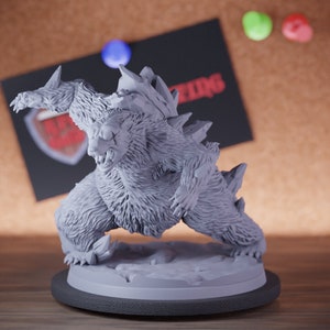 Polar Bear Miniature Monster Mini Dungeons and Dragons RPG Tabletop Miniature DnD Painting Pathfinder 5e DnD | CnP