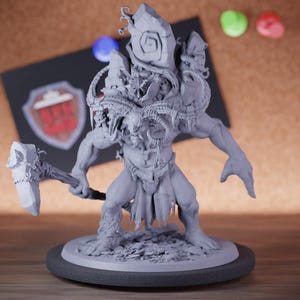 Forest Ogre Miniature Giant Wild Monster Mini Dungeons and Dragons RPG Tabletop Miniature DnD Painting Pathfinder 5e DnD | LoP