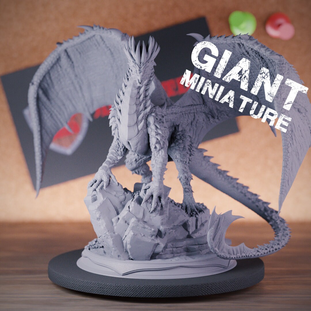 Ancient Dragon Miniature Dungeons and Dragons Mini RPG Tabletop ...