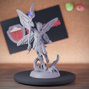 Elf Fairy Miniature Fairy Magic Dungeons and Dragons Mini RPG Tabletop Miniature DnD Painting Pathfinder 5e DnD | GM