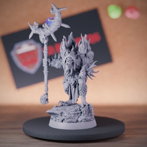 Gnoll Schamane Miniature Dungeons and Dragons Mini RPG Tabletop Miniatur DnD Gemälde Pathfinder 5e DnD | PF