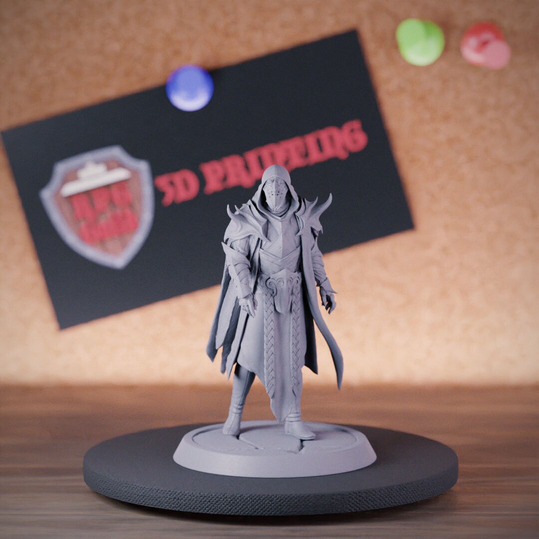 Evil Sorcerer Miniature Acolyte Monster Mini Dungeons and Dragons Mini ...