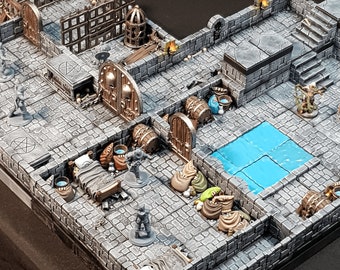 DnD Redbrand Hideout Set Bandit Dungeon Modular Terrain Bundle Lost Mine of Phandelver DnD RPG Games Dungeon and Dragons D&D Gift